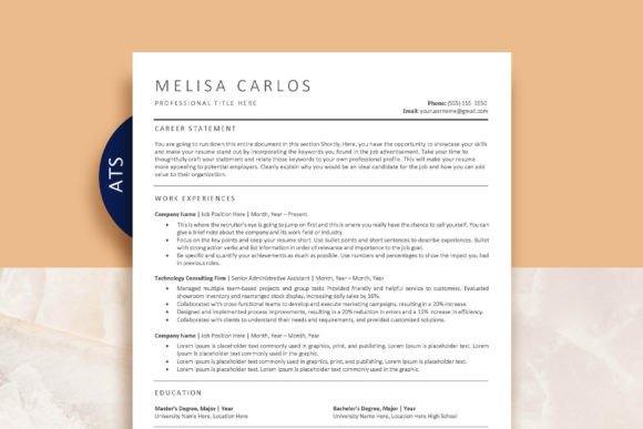 Download ATS Professional Resume Template - Premium Resources